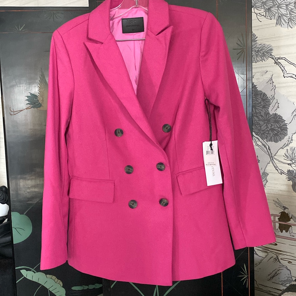 Blue Revival Fuchsia Blazer